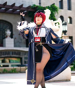 Marine vtuber cosplay'
