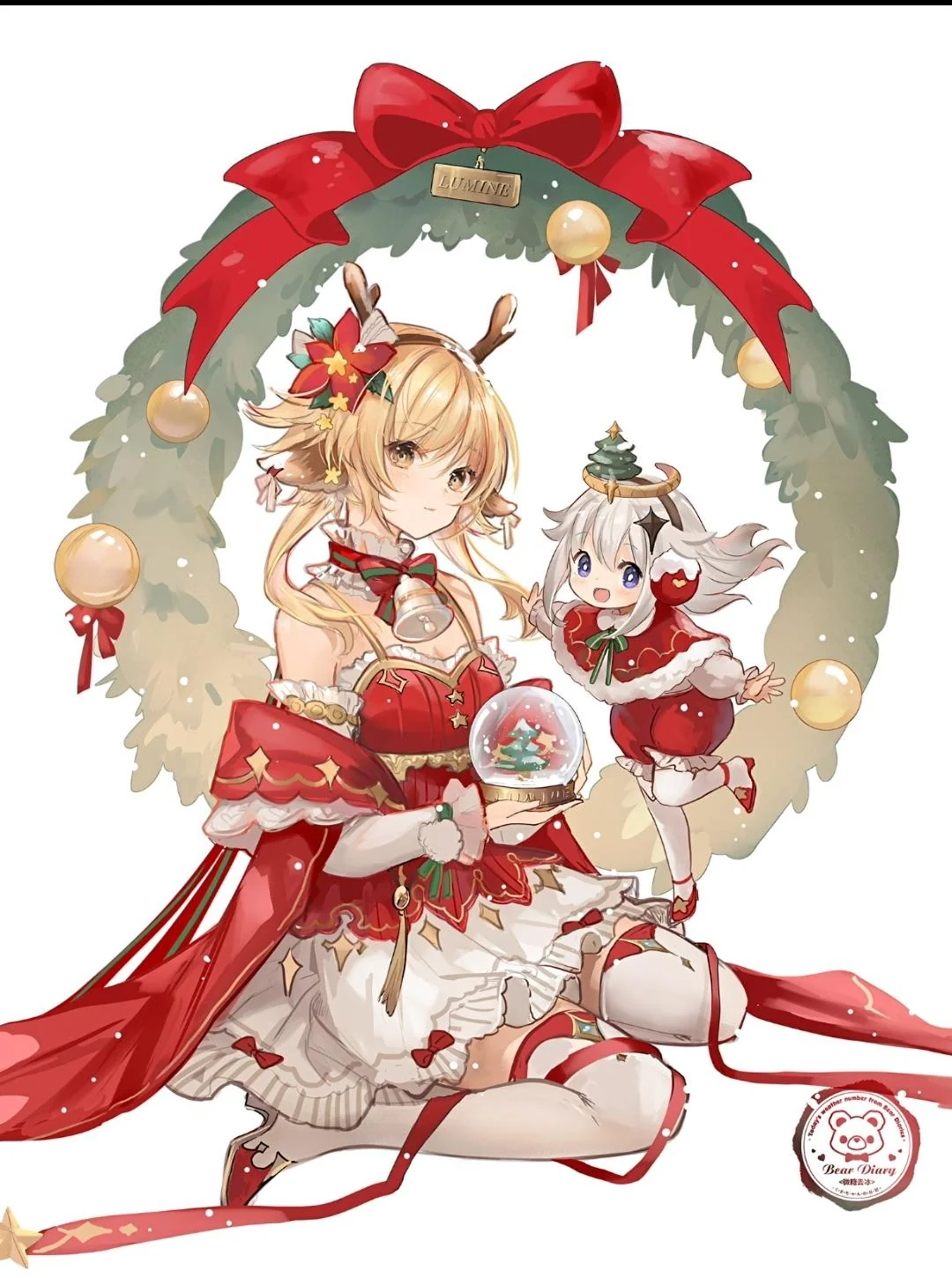 My Christmas Lumine Cosplay from Genshin Impact by Luniichen 🎁 picture 1 of 4