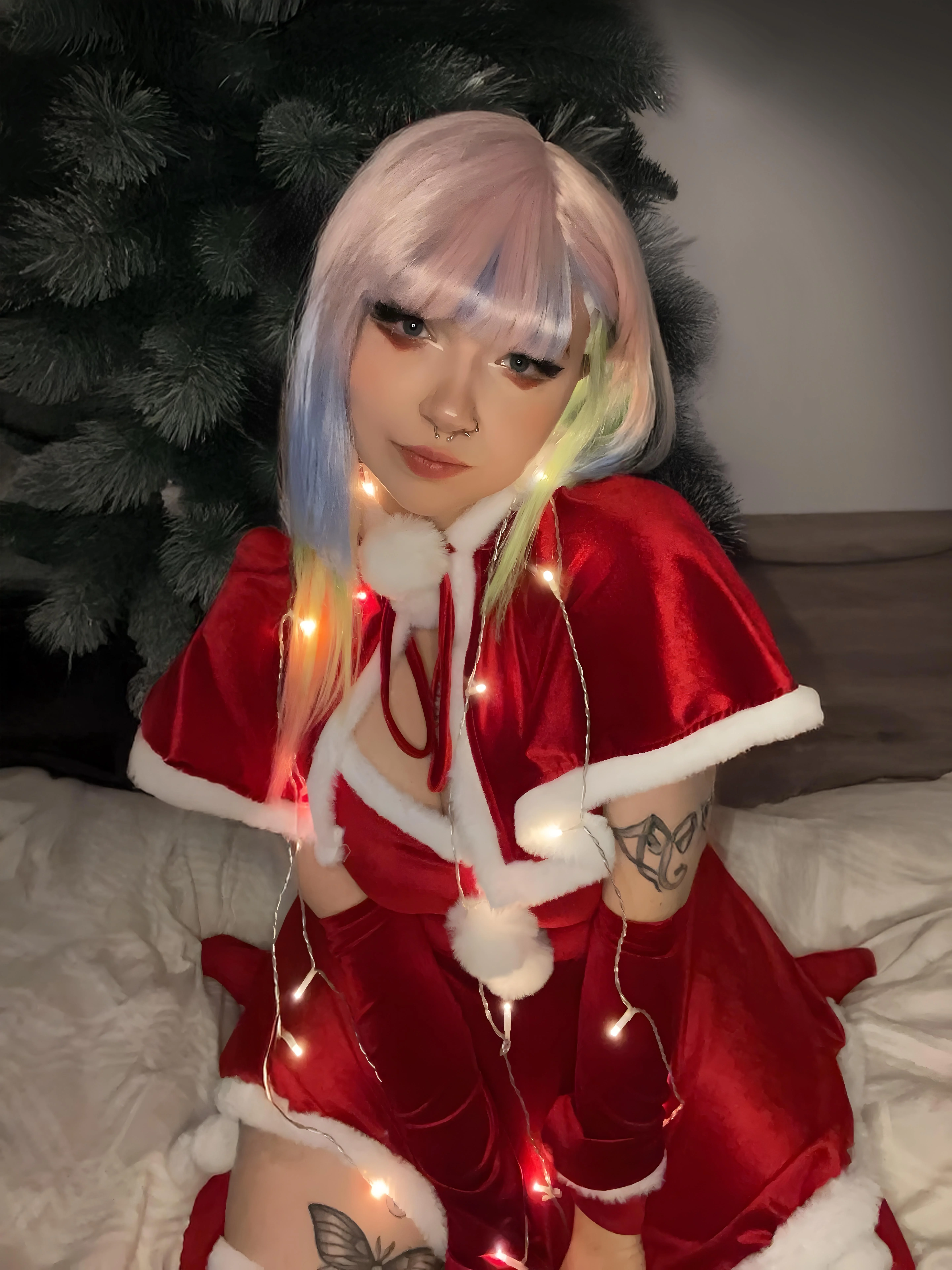 Christmas Lucy (cyberpunk edgerunners) by ChibiNekoPurr picture 2 of 2