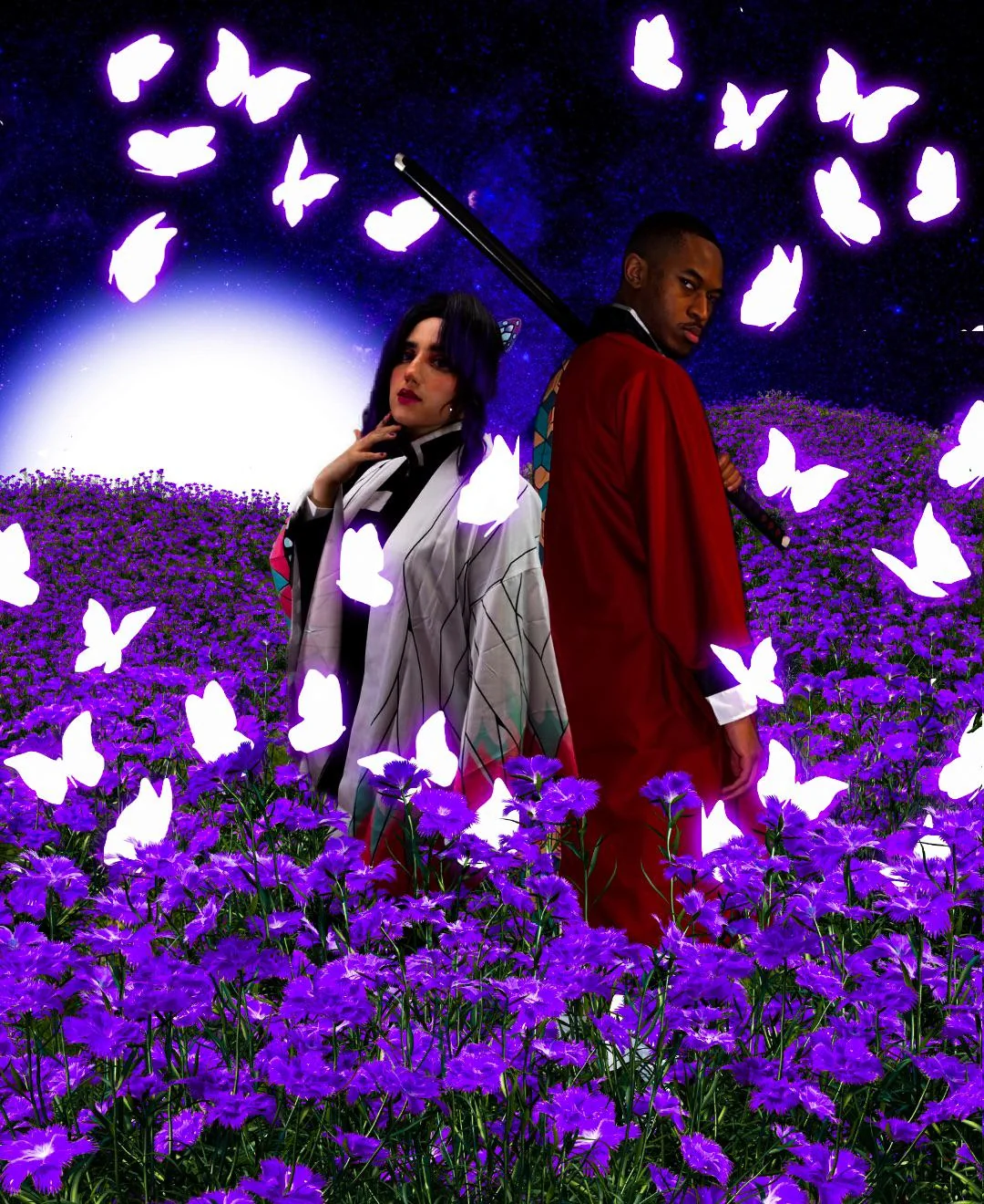 Demon slayer cosplays Shinobu Kocho - shyeafer, Giyu Tomioka - Zer0ronin picture 1 of 1